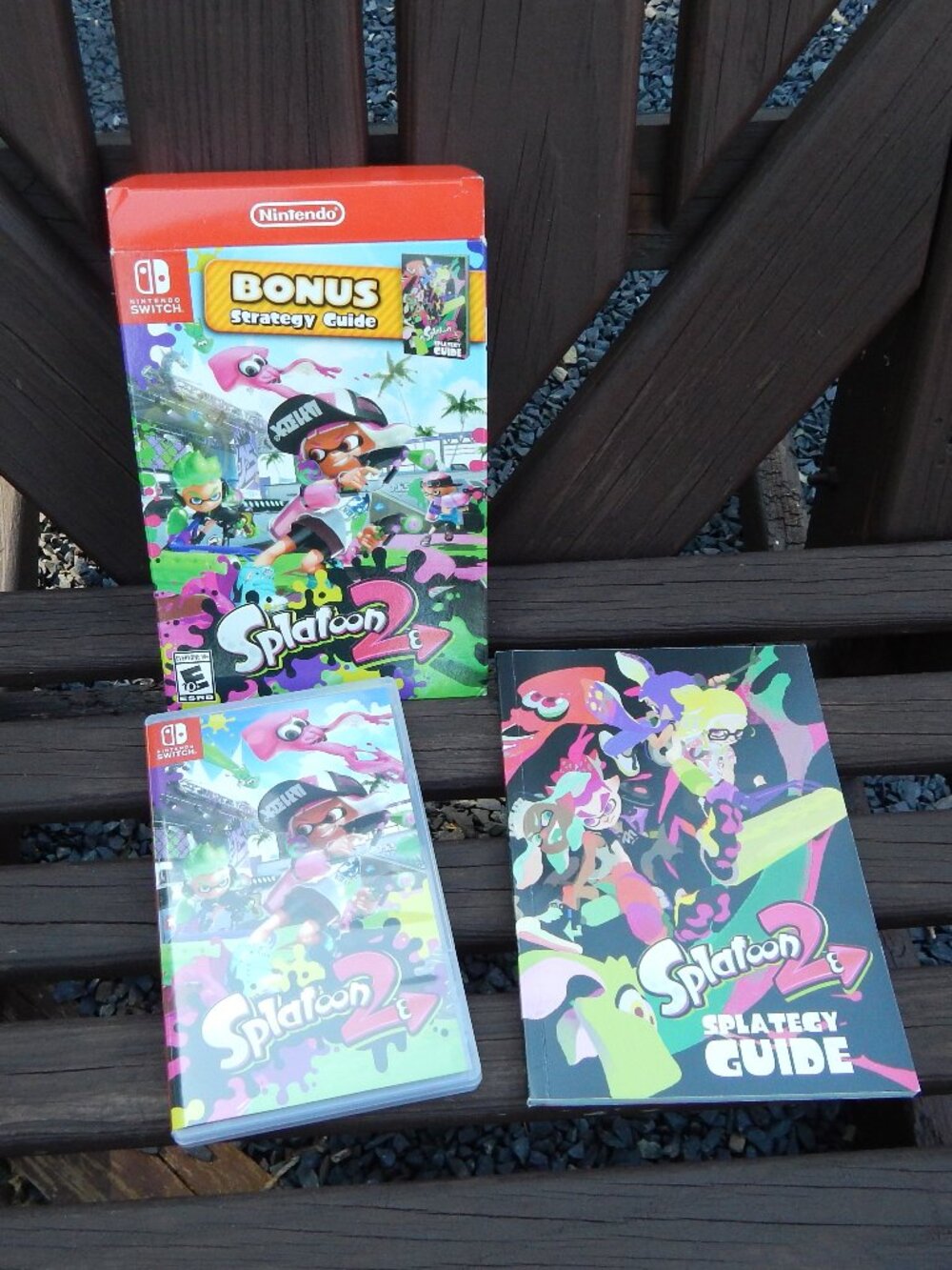 Splatoon 2 - Nintendo Switch Video Game Case & Manual